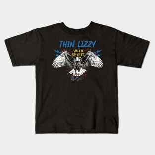 thin lizzy wild spirit Kids T-Shirt